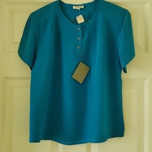 NWT Royal Silk Blouse